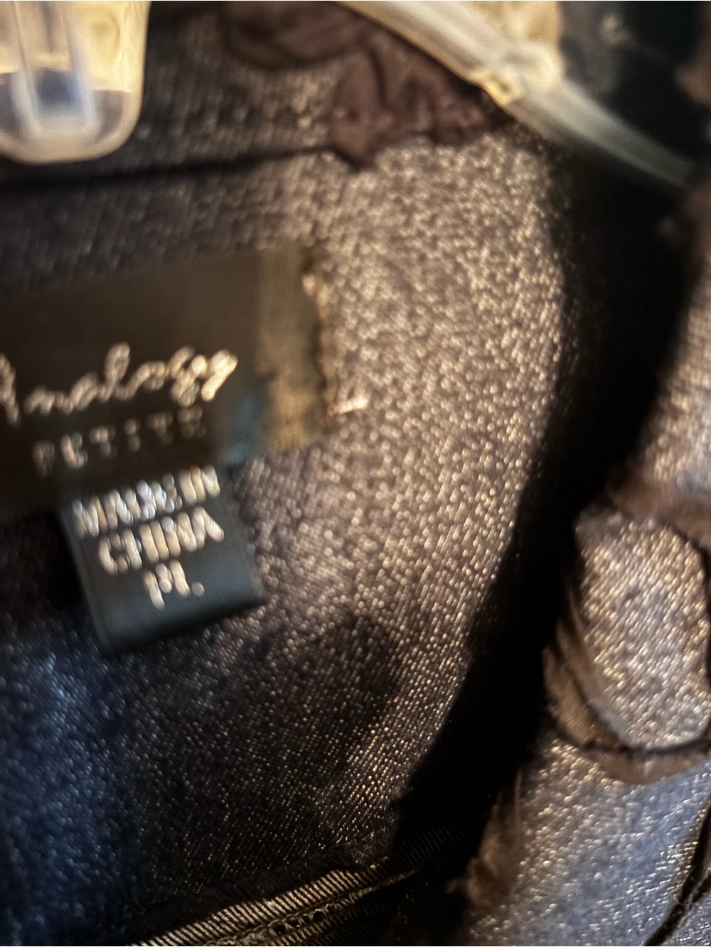 Black Shiny Evening Jacket - Metallic Sheen